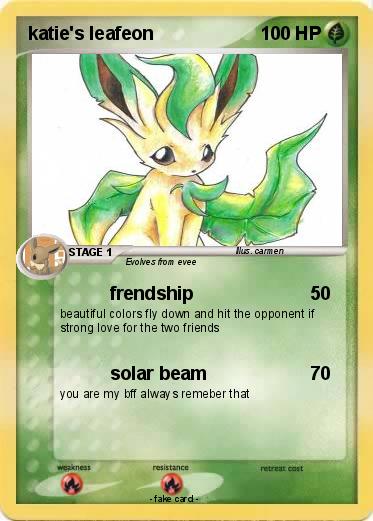 Pokemon katie's leafeon