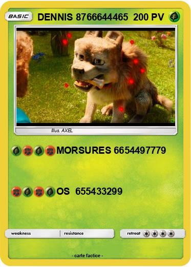 Pokemon DENNIS 8766644465