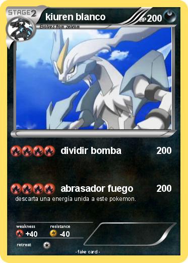 Pokemon kiuren blanco
