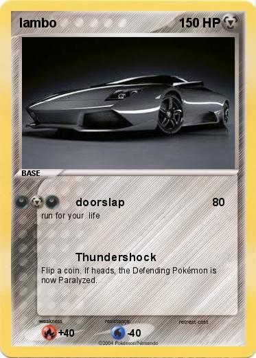 Pokemon lambo