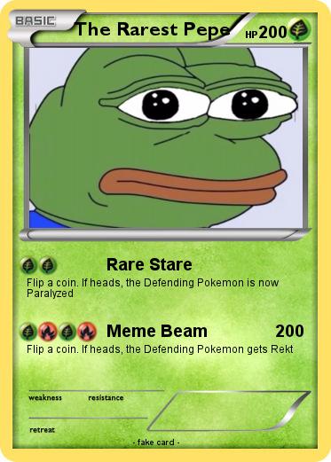 Pokemon The Rarest Pepe