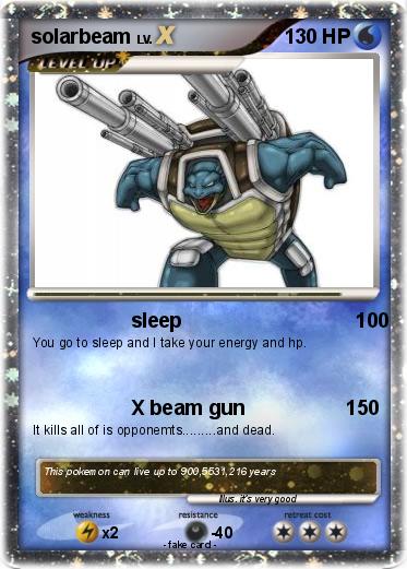 Pokemon solarbeam