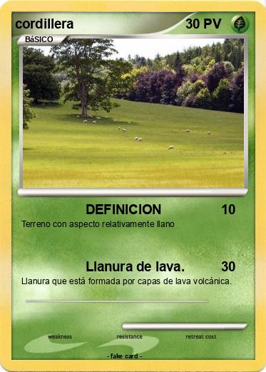 Pokemon cordillera