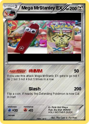 Pokemon Mega MrStanley EX