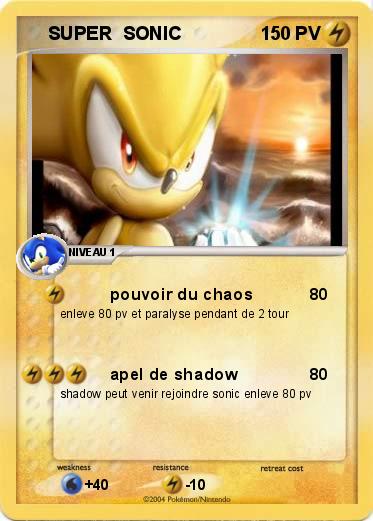 Pokemon     SUPER  SONIC
