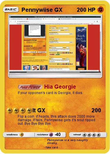 Pokemon Pennywiise GX
