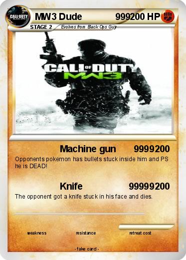 Pokemon MW3 Dude             999