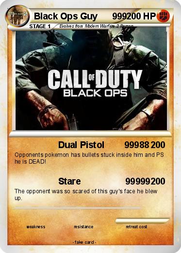 Pokemon Black Ops Guy      999