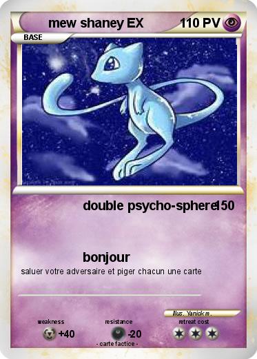 Pokemon mew shaney EX