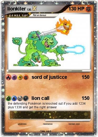 Pokemon lionkiler