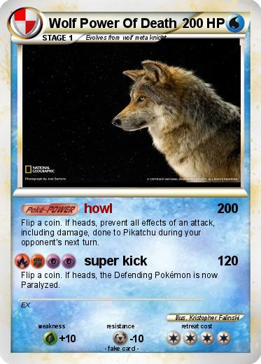 Pokemon Wolf Power Of Death