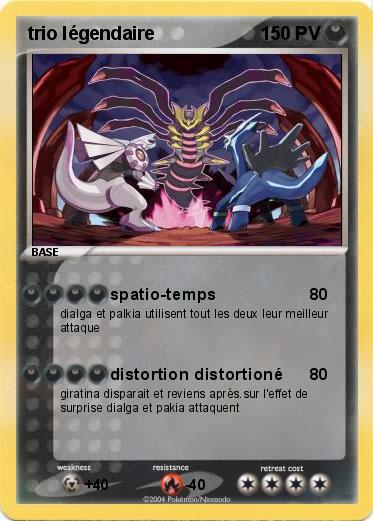 Pokemon trio légendaire