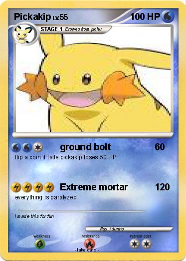 Pokemon Pickakip