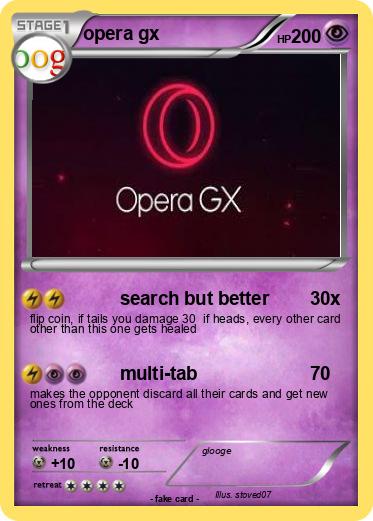 Pokemon opera gx