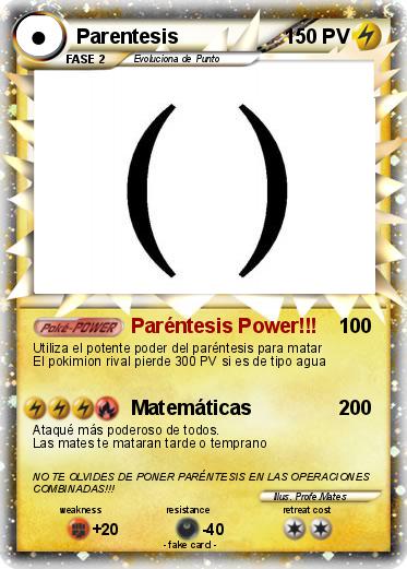 Pokemon Parentesis