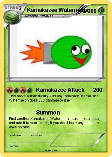 Pokemon Kamakazee Watermelon