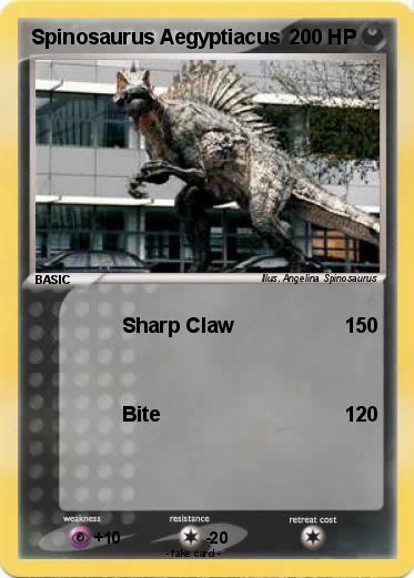 Pokemon Spinosaurus Aegyptiacus