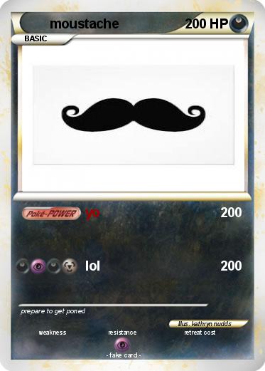 Pokemon moustache