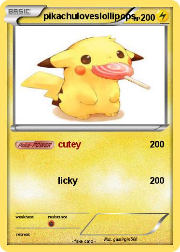 Pokemon pikachuloveslollipops