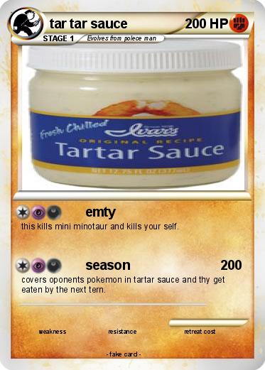 Pokemon tar tar sauce