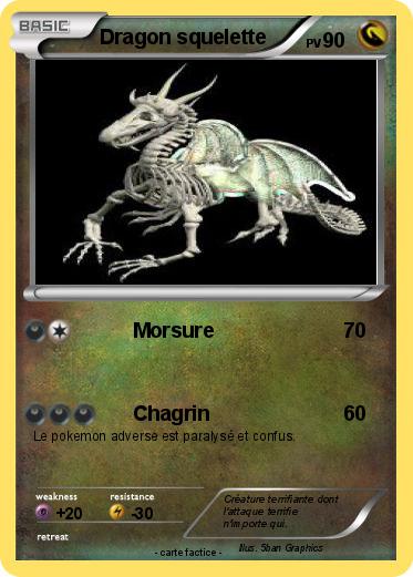 Pokemon Dragon squelette