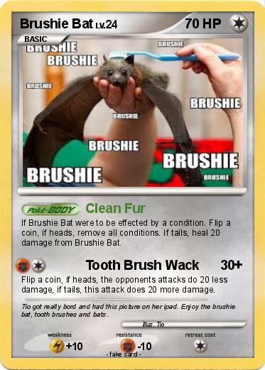 Pokemon Brushie Bat