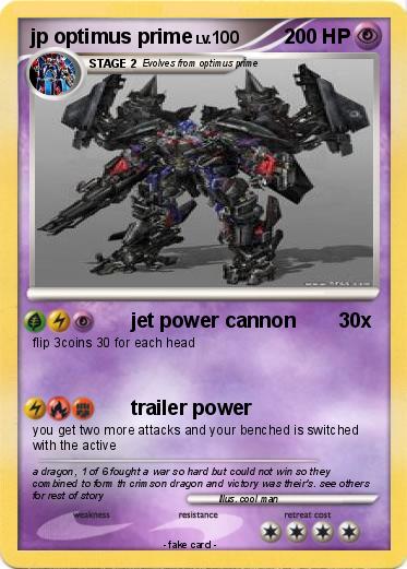 Pokemon jp optimus prime