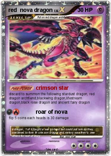 Pokemon red  nova dragon