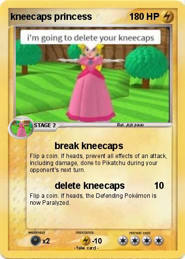 Pokemon kneecaps princess