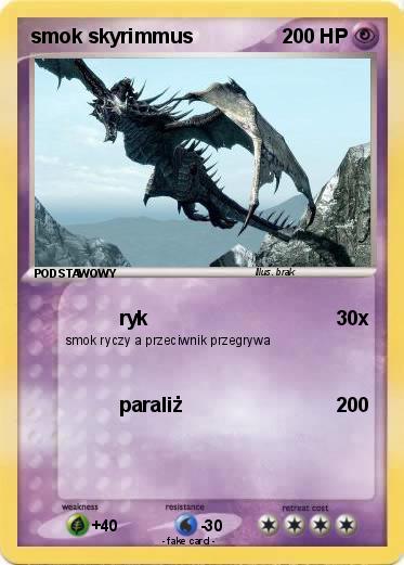 Pokemon smok skyrimmus