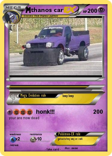 Pokemon thanos car