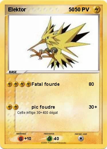 Pokemon Elektor                             50                     