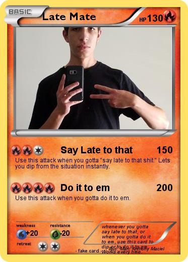 Pokemon Late Mate