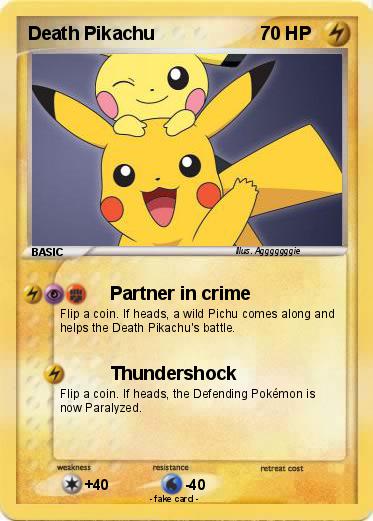 Pokemon Death Pikachu