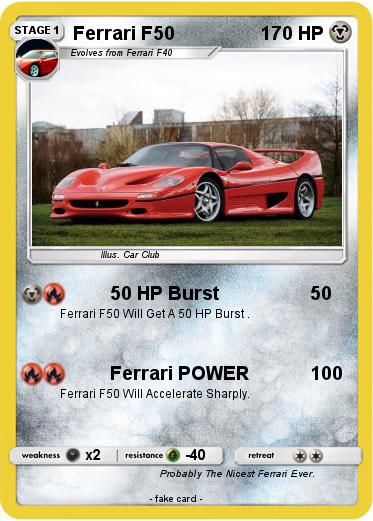 Pokemon Ferrari F50