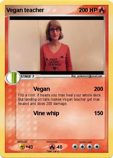 Pokemon Vegan teacher