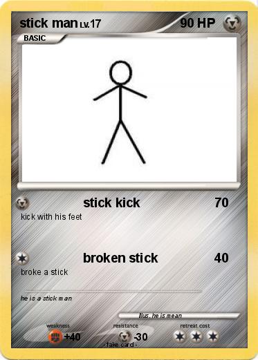 Pokemon stick man