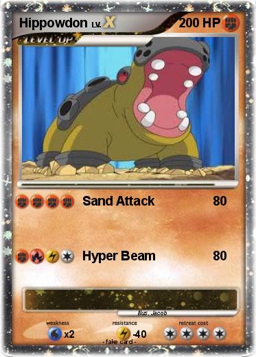 Pokemon Hippowdon