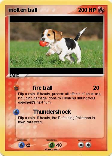 Pokemon molten ball