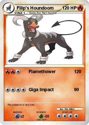 Pokemon Filip's Houndoom