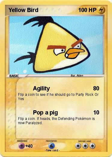 Pokemon Yellow Bird