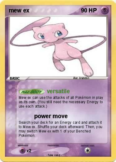 Pokemon mew ex