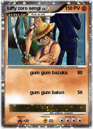 Pokemon luffy zoro sengi