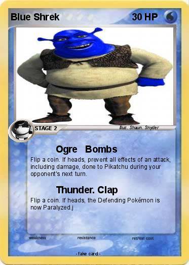 Pokemon Blue Shrek