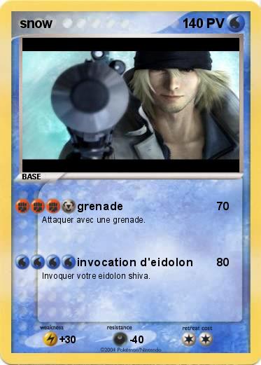 Pokemon snow