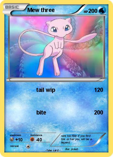 Pokemon Mew three