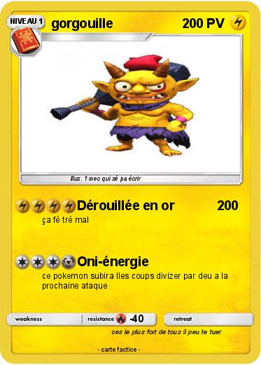 Pokemon gorgouille