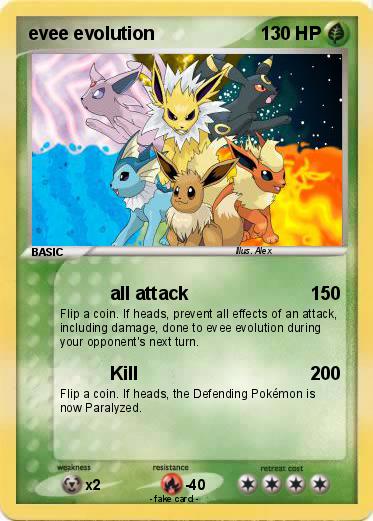 Pokemon evee evolution