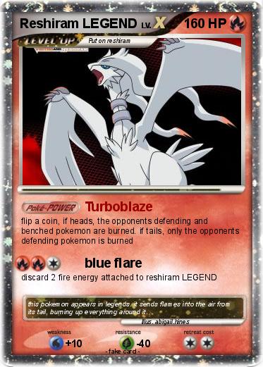 Pokemon Reshiram LEGEND