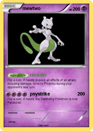 Pokemon mewtwo